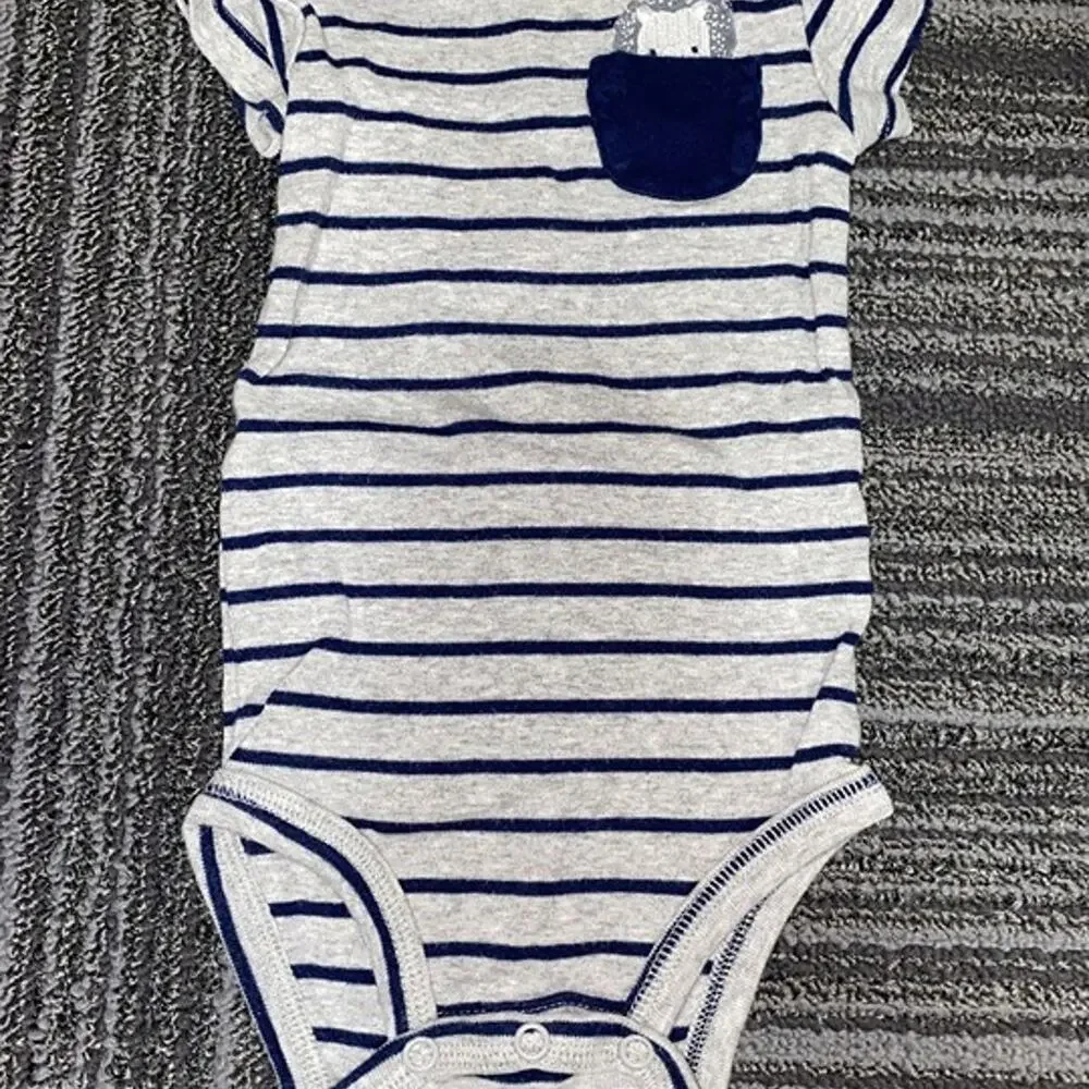 6 Piece Baby Clothing Bundle 9 Months Old Navy Carter’s Jacket Overalls Pajamas